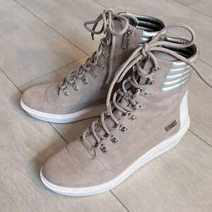 NWOT KENNETH COLE Rhyme Hike Sport Sneaker Waterproof Boot Taupe, Size 8